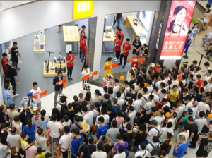 Xiaomi store opening in Beijing, July.2018, Source: Xiaomitoday website